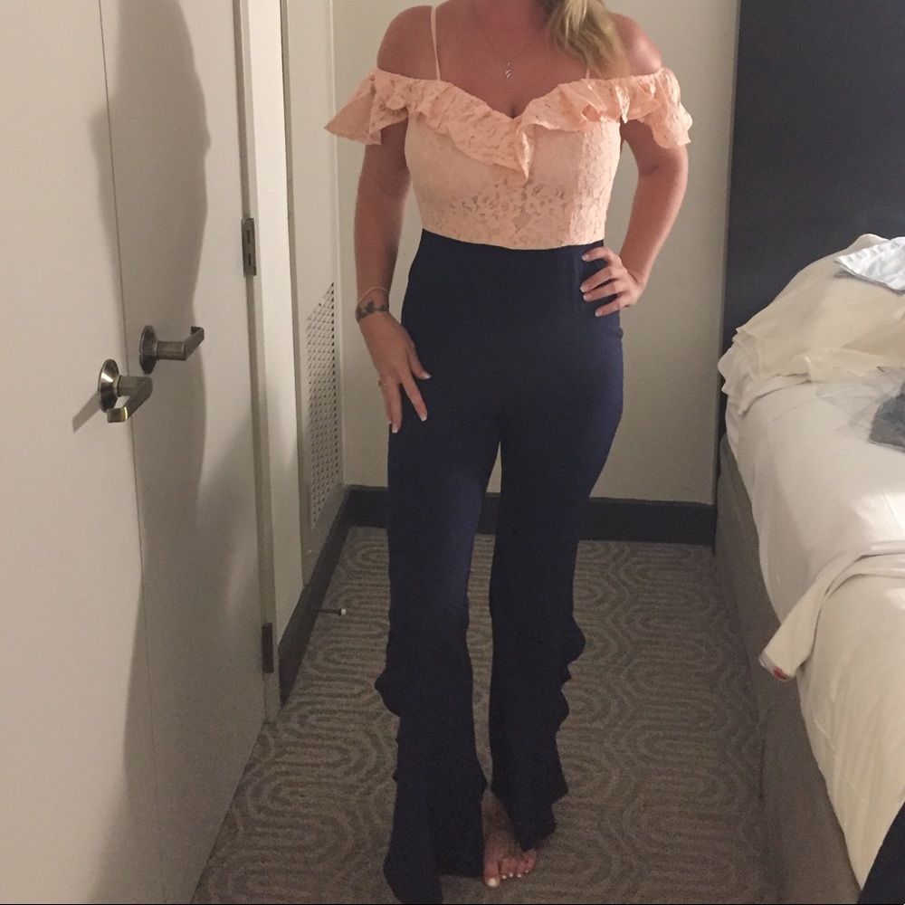 Ruffled jumpsuit